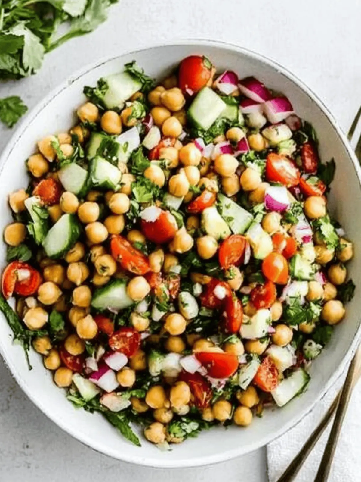 Mediterranean Chickpea Salad