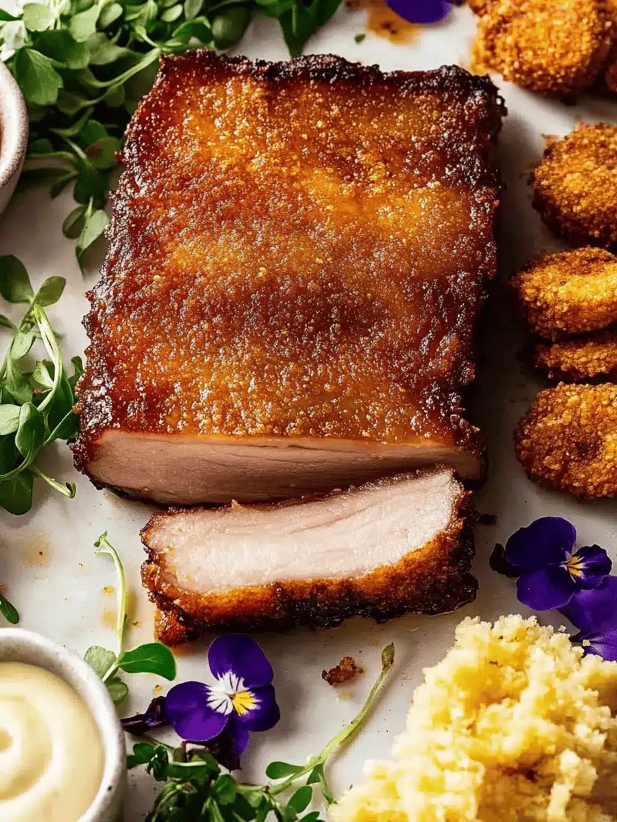 Slow-Roasted Crispy Pork Belly