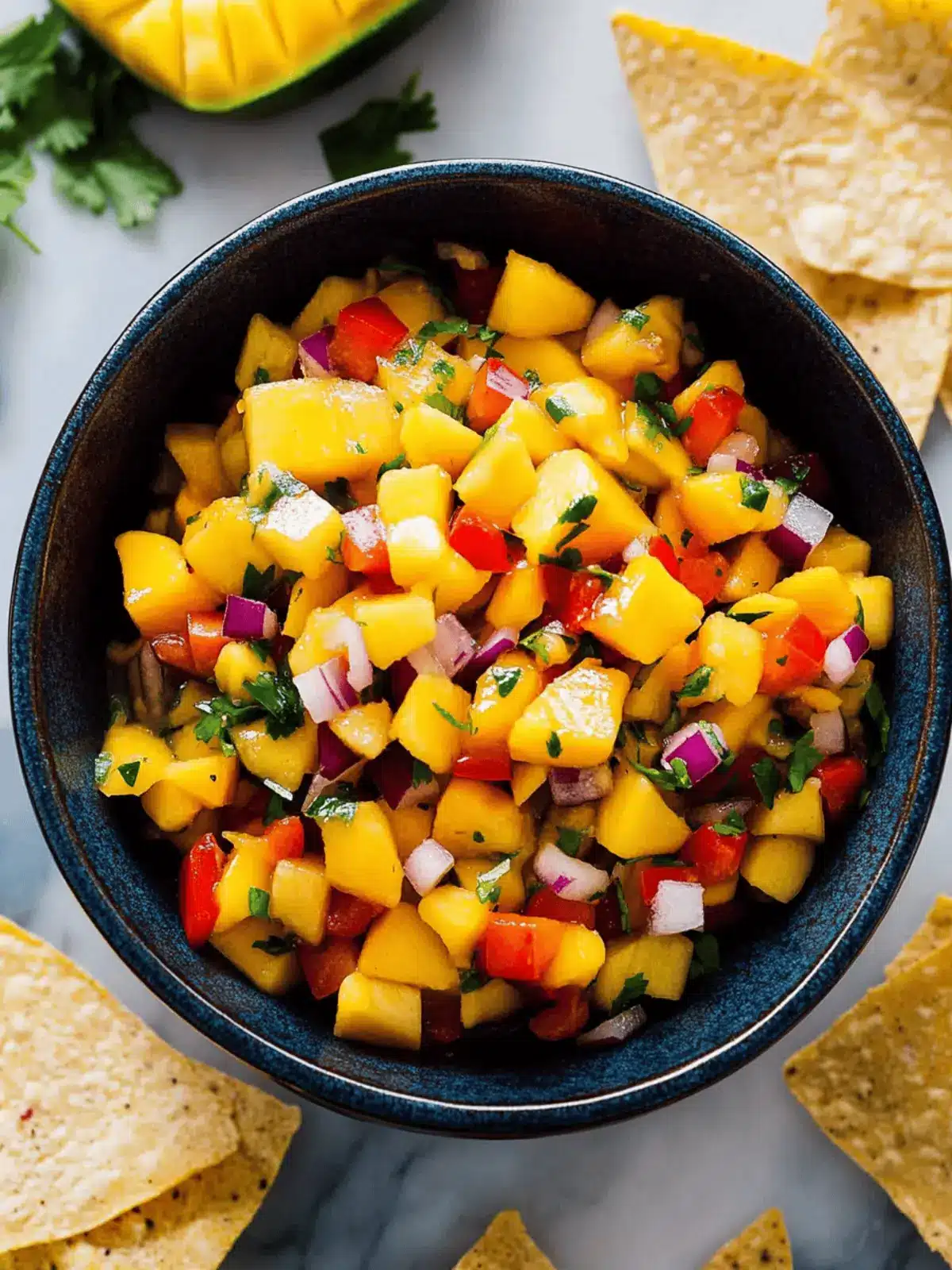 Fresh Mango Salsa Recipe - Sweet, Spicy, and So Fresh