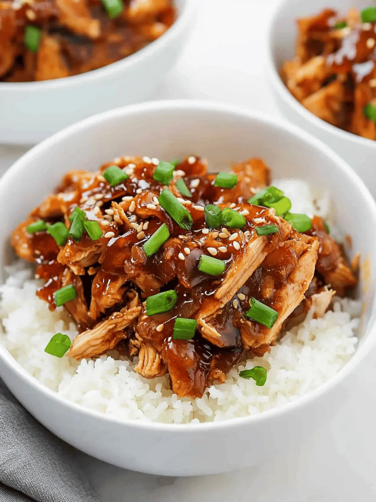 Slow Cooker Honey Garlic Chicken