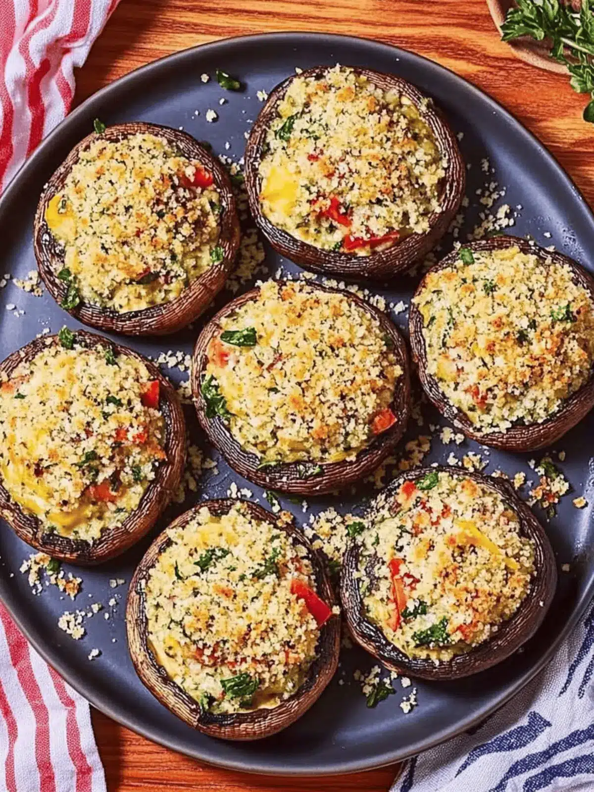Stuffed Portobello Mushrooms