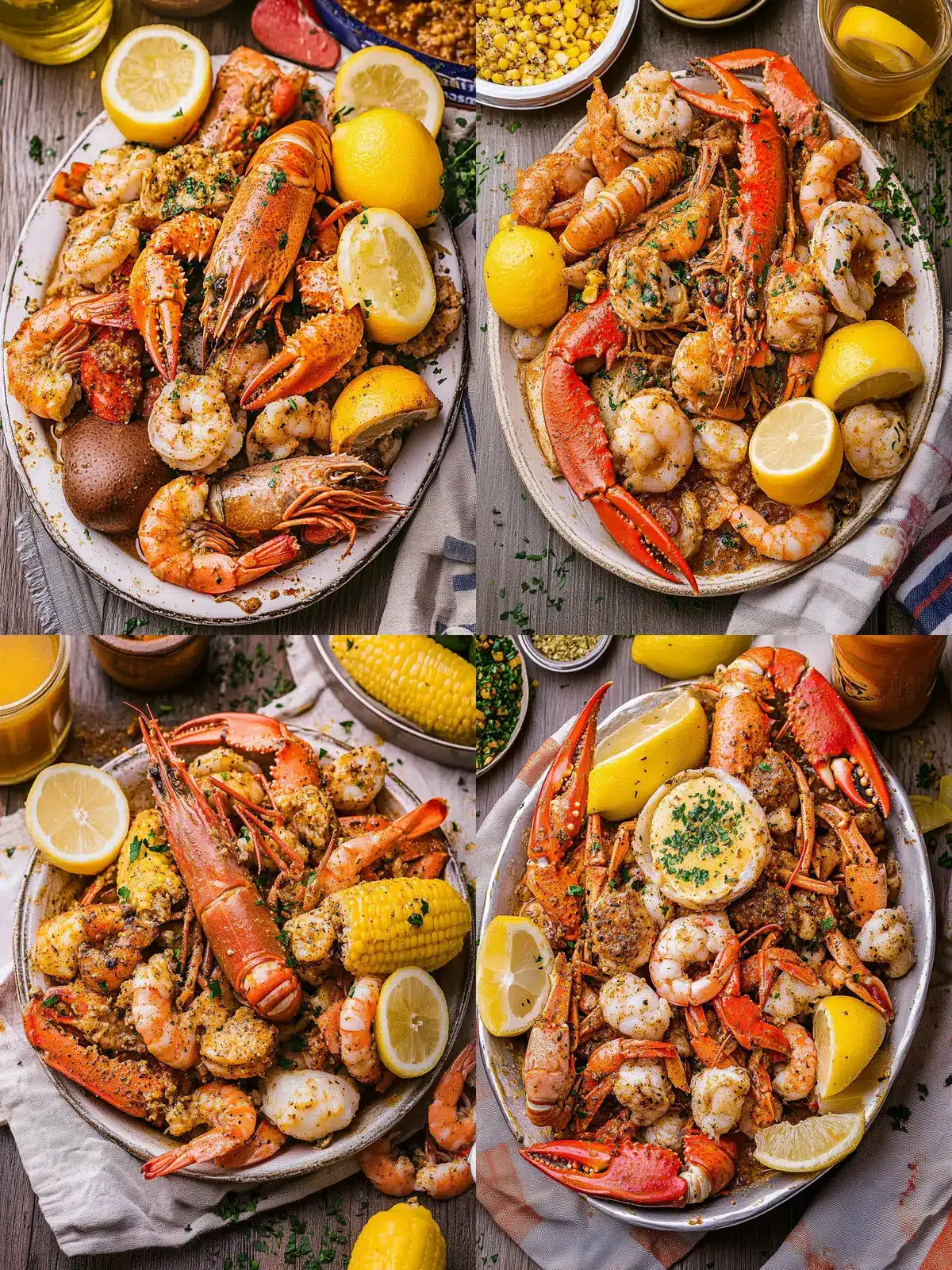 Cajun Seafood Boil with Garlic Butter Sauce