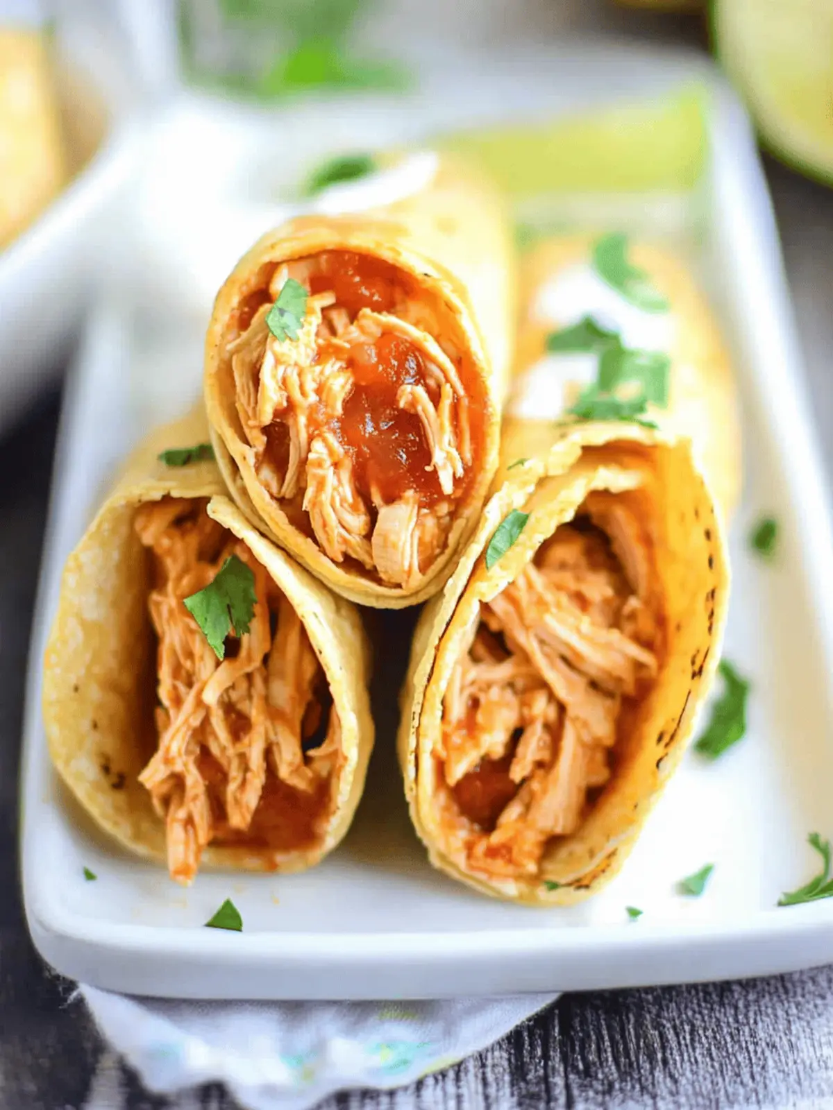 Crock Pot Chicken Tacos