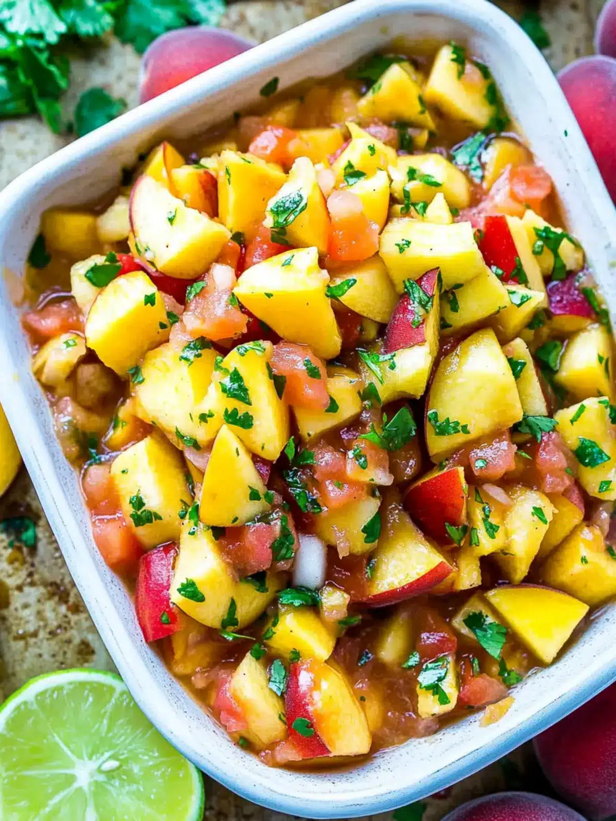Fresh Peach Salsa Recipe