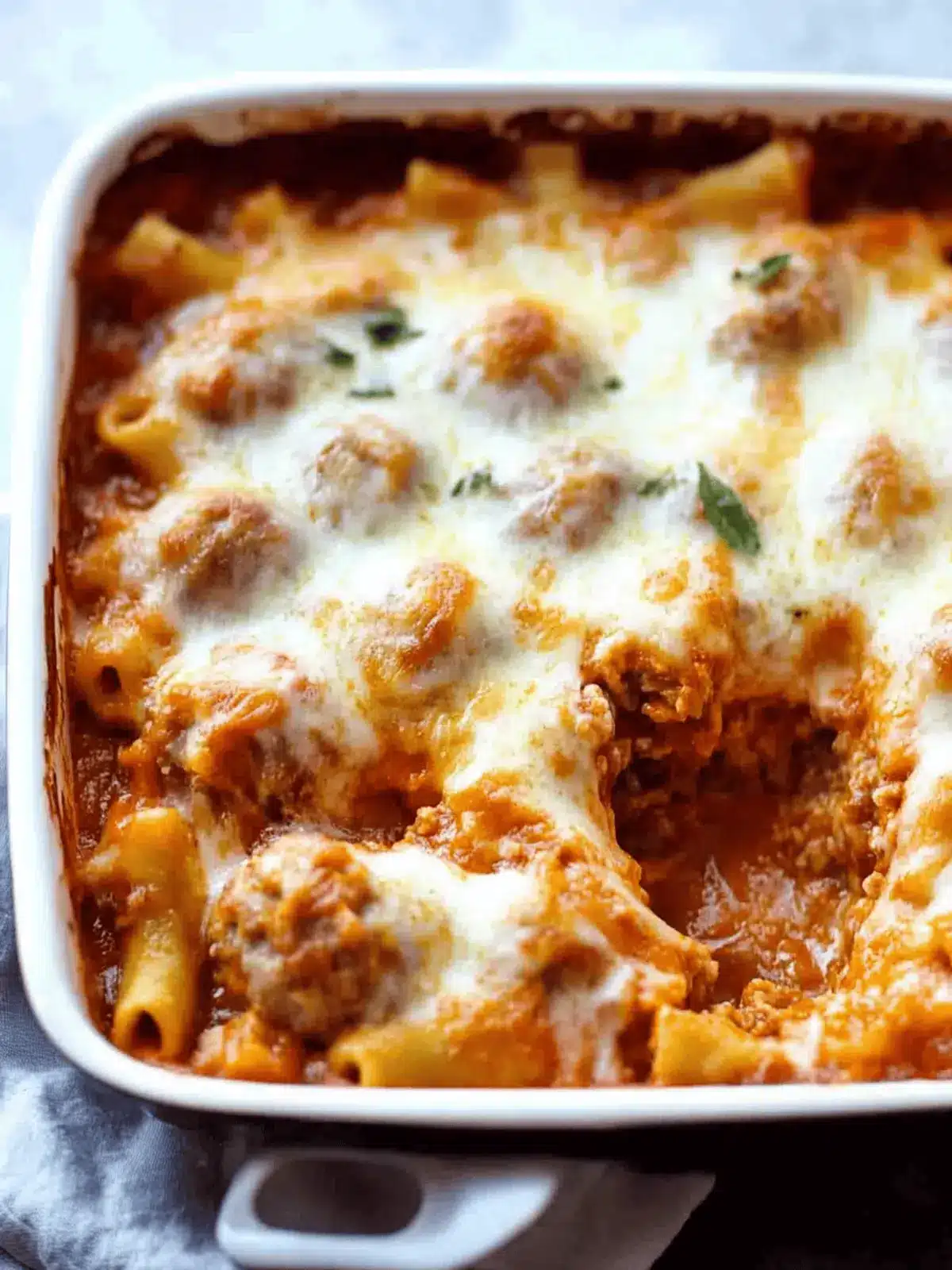 One Pan Meatball Casserole: Quick, Cozy, and Family-Approved