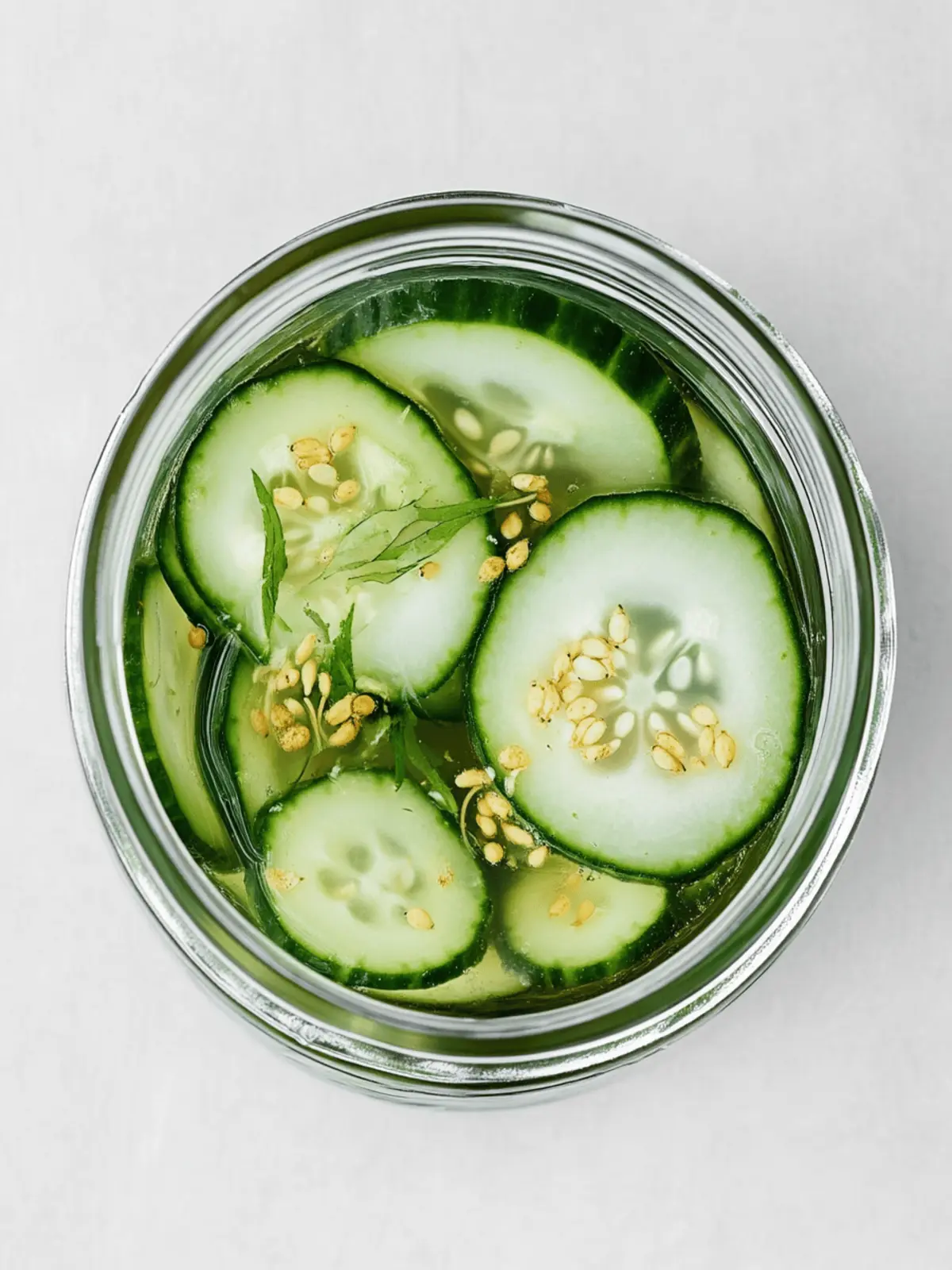 Quick Pickled Cucumber Slices for a Crunchy, Tangy Burst
