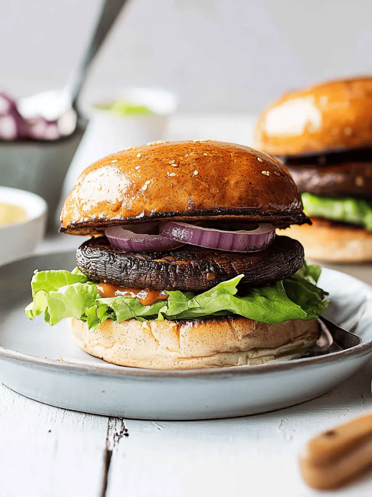 Portobello Mushroom Burger