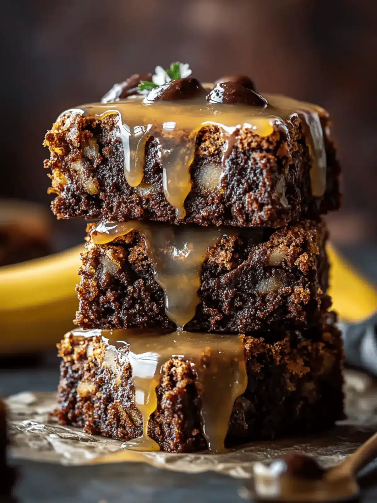 Why Science Makes Banana Bread Brownies With Glaze Irresistible