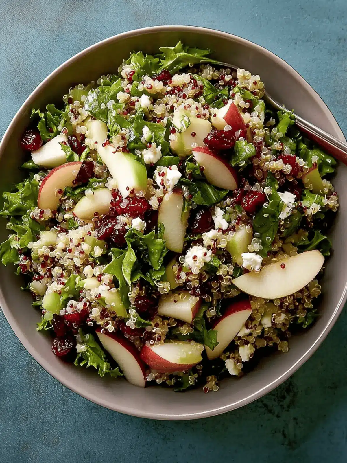 Cranberry Apple Quinoa Salad