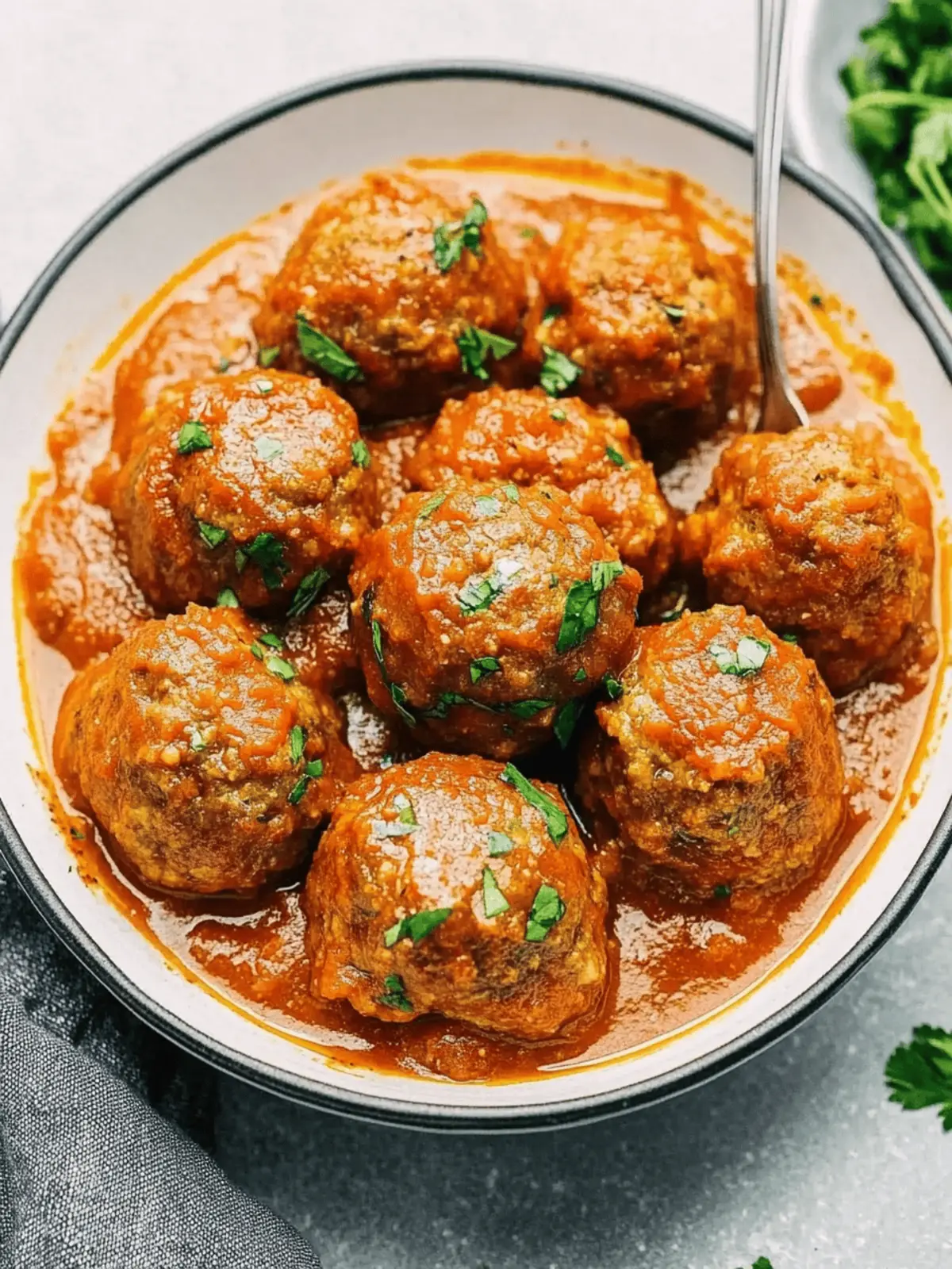 Healthy Italian Meatballs (No Bread Crumbs!)