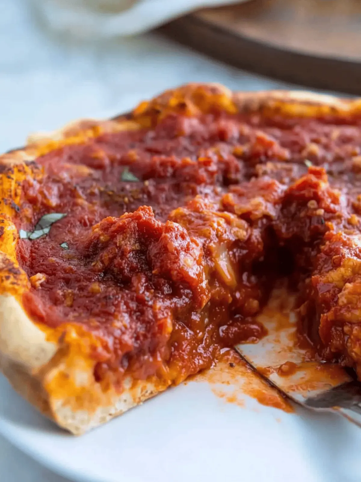 Chicago Deep Dish Pizza