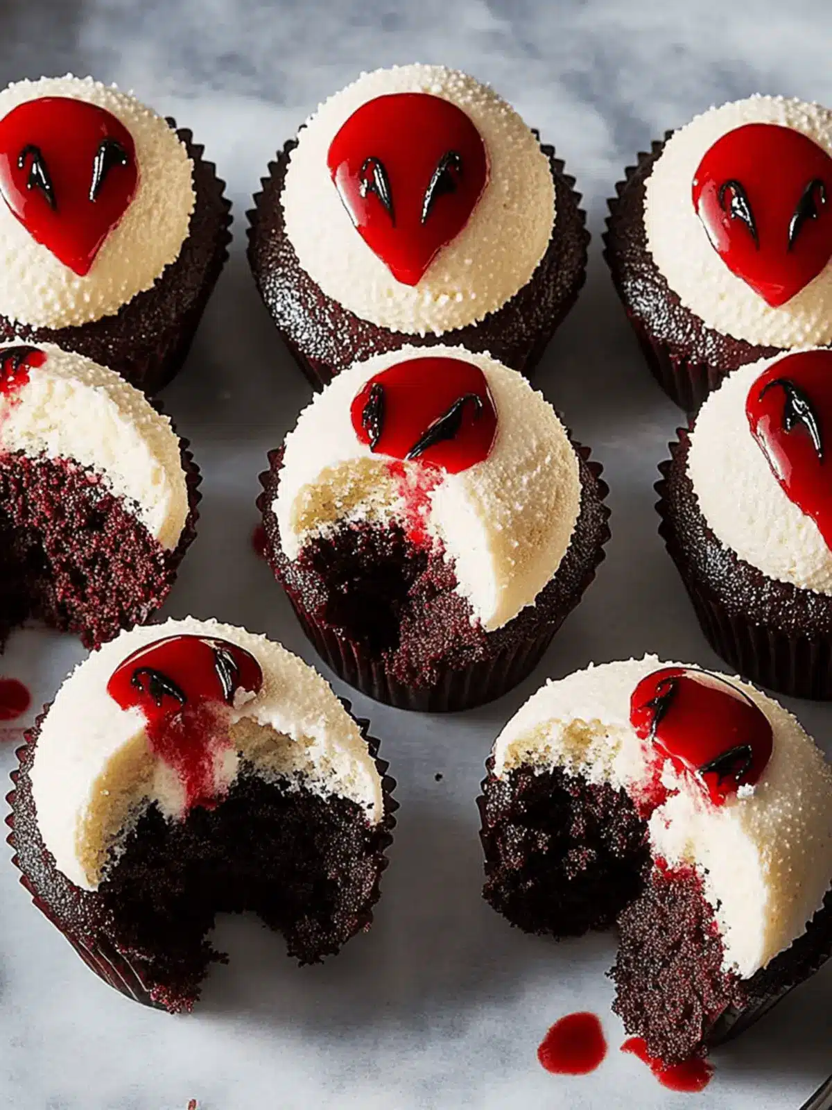 Vampire Cupcakes
