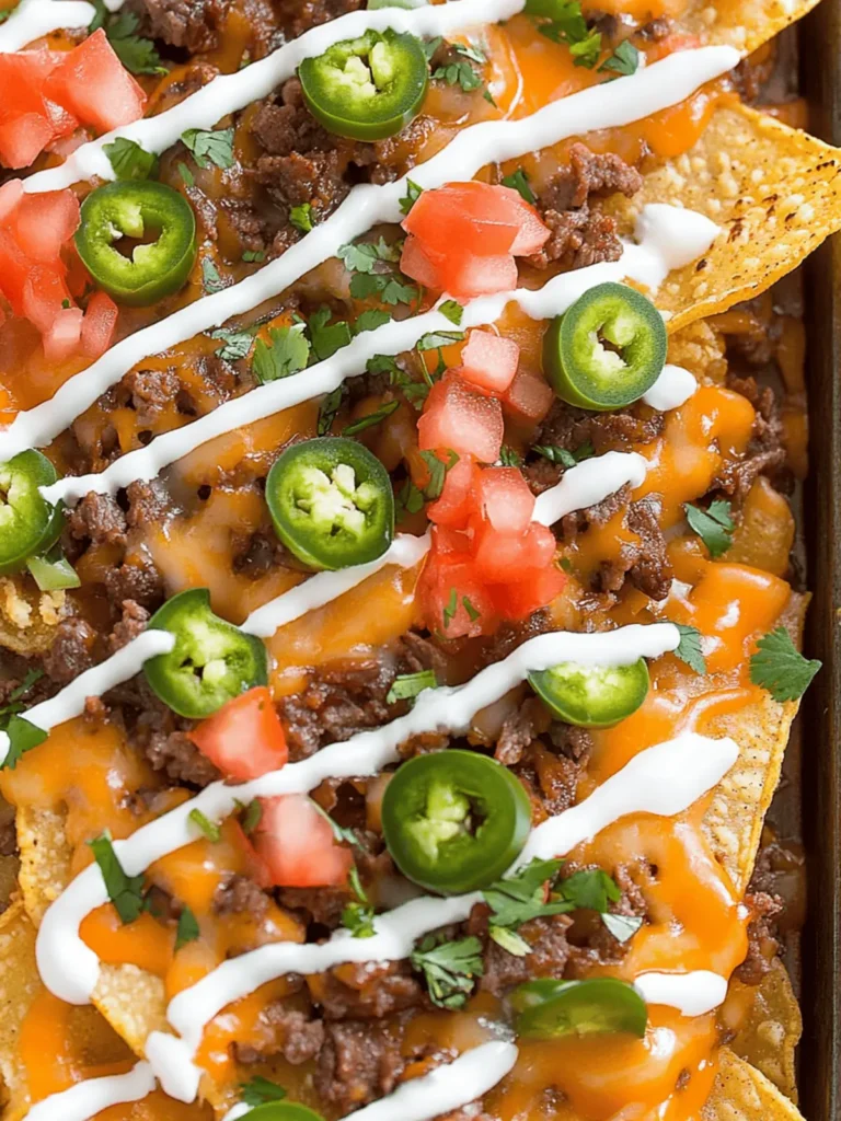Loaded Beef Nachos