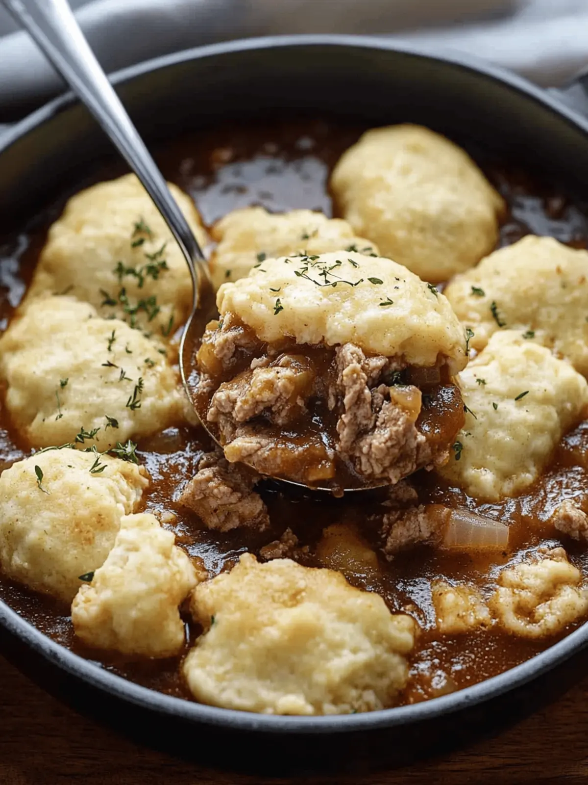 Beef Stew with Dumplings