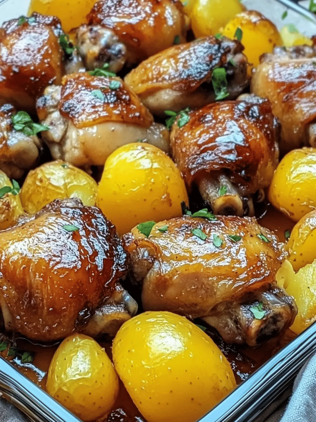 chicken thighs and potatoes