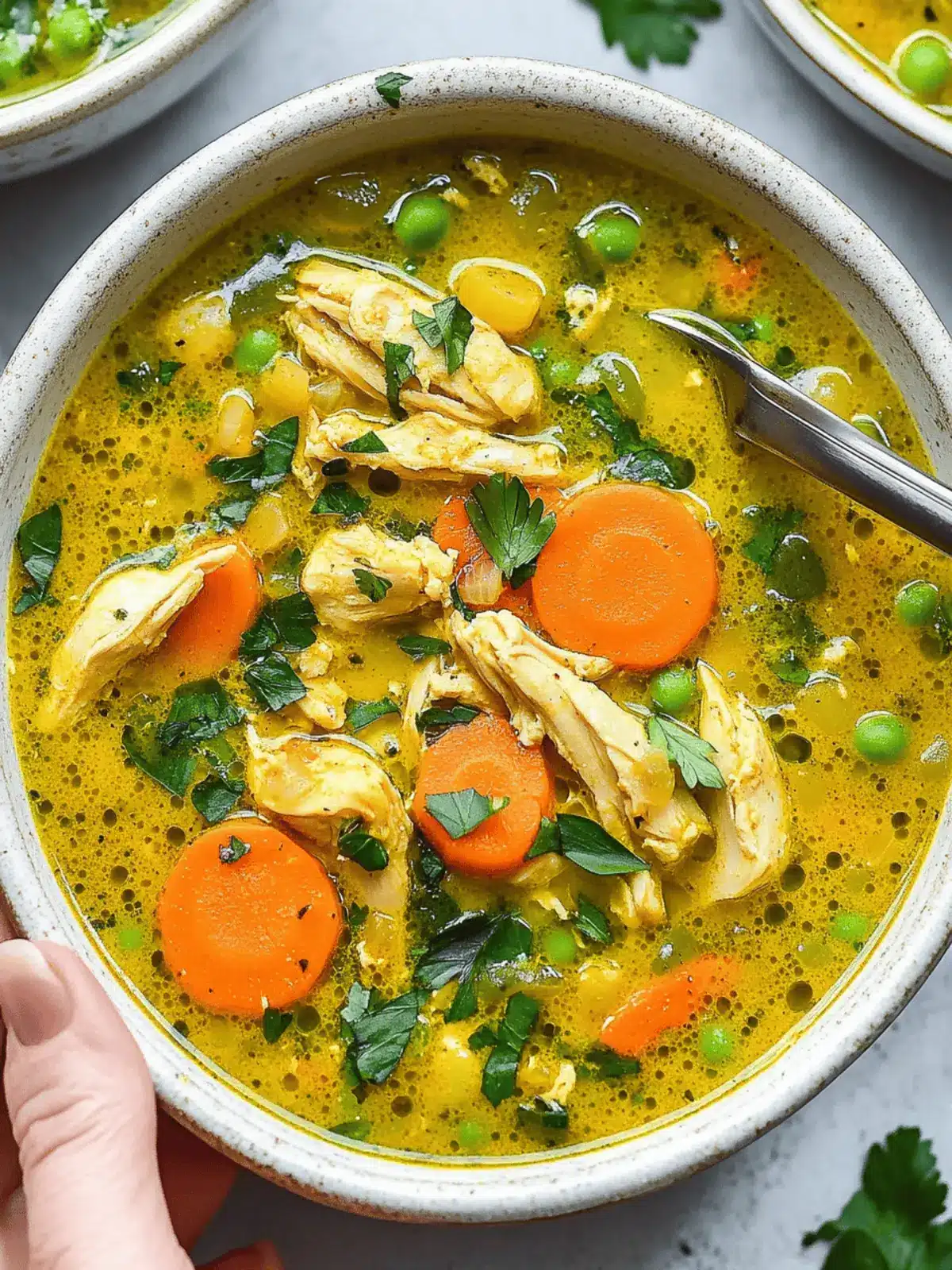 Anti Inflammatory Turmeric Chicken Soup