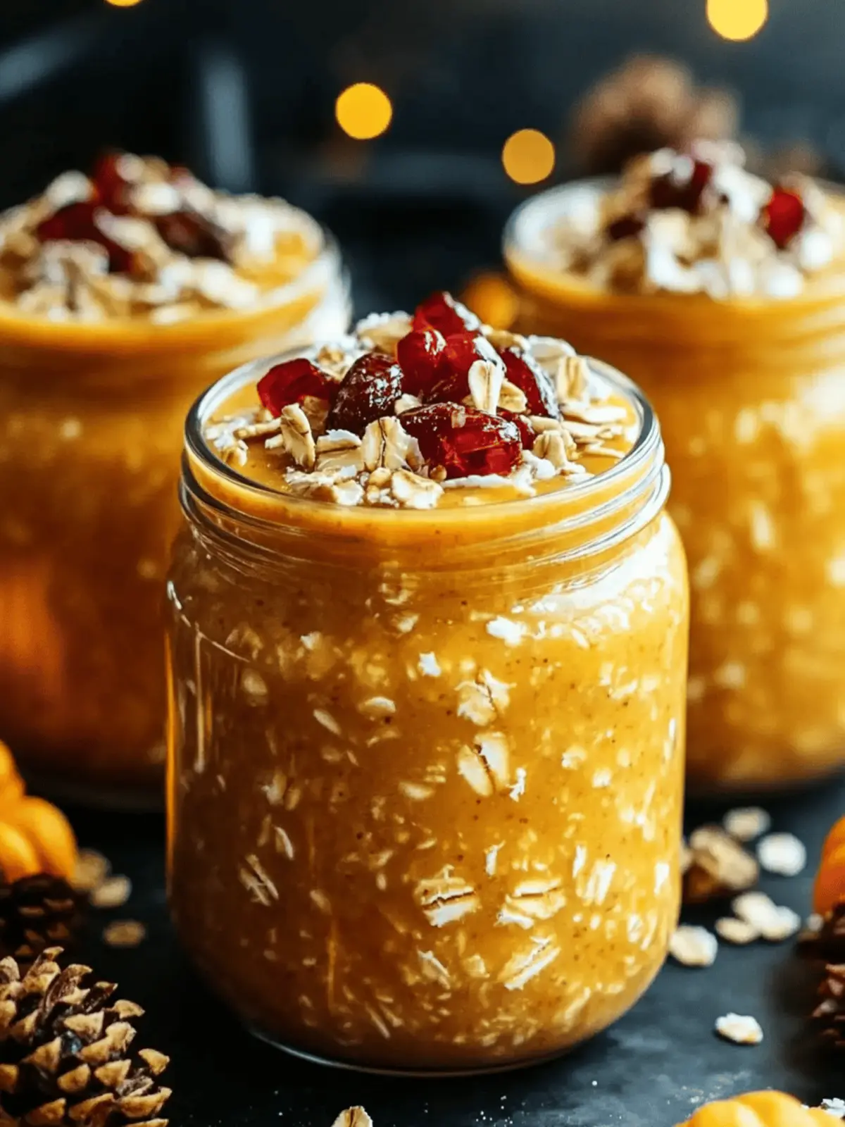 Pumpkin Spice Overnight Oats Tasty Morning Fuel