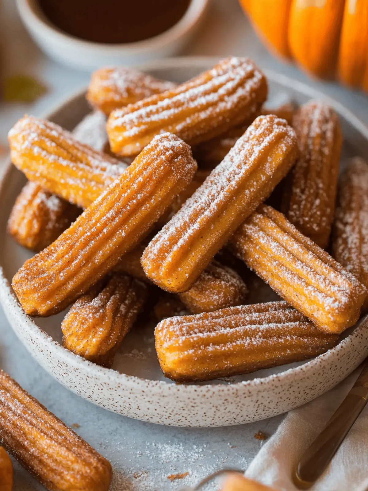 Baked Pumpkin Churros