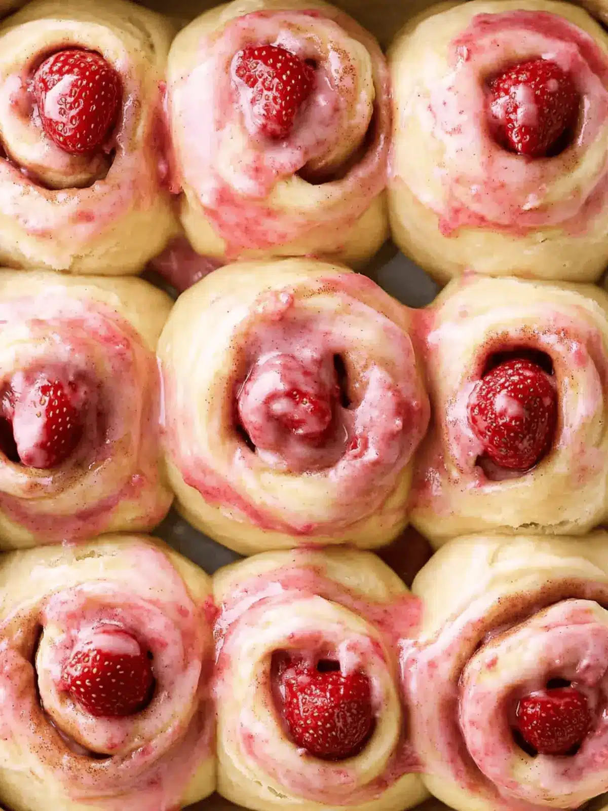 Strawberry Cinnamon Rolls