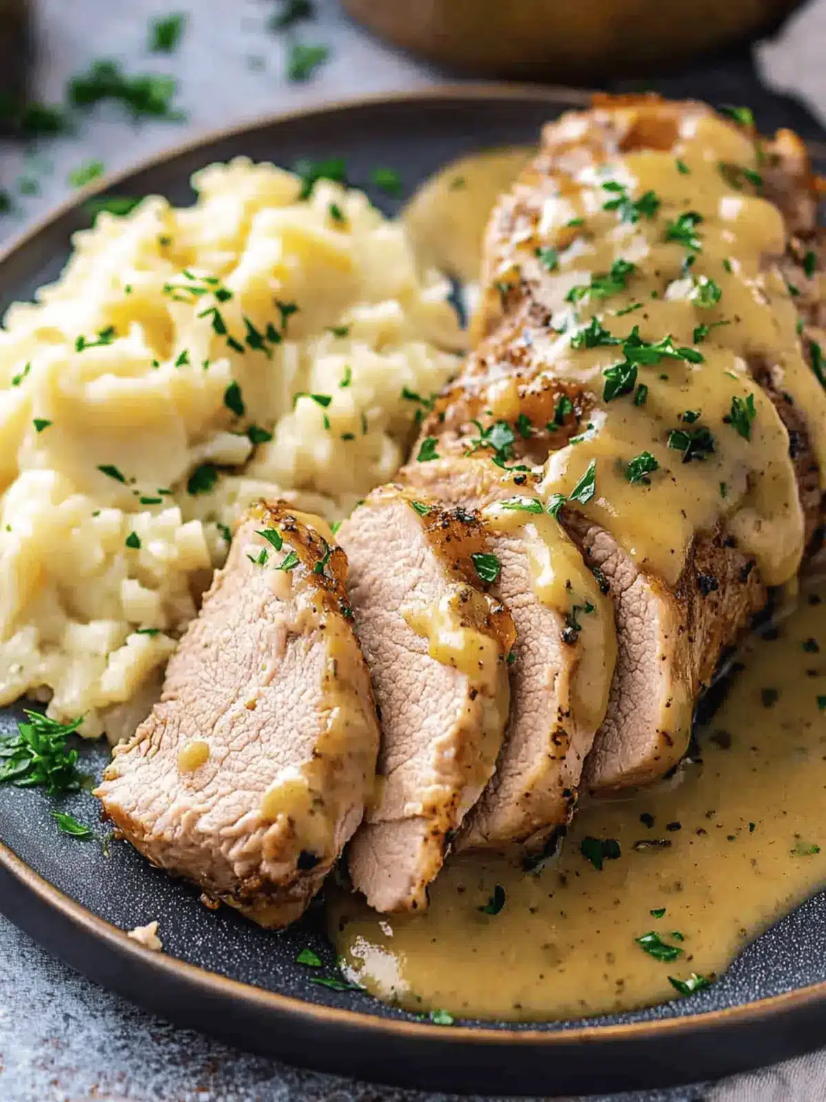 Crockpot Cuban Style Pork Tenderloin