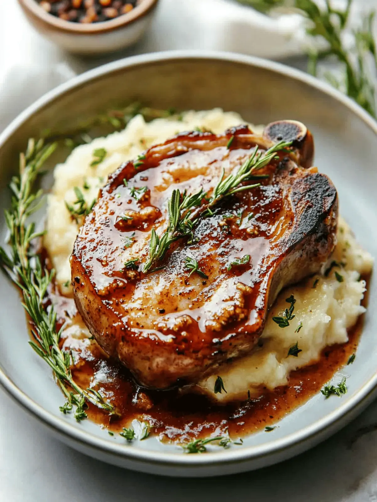 Easy 30 Minute Brown Sugar Pork Chops