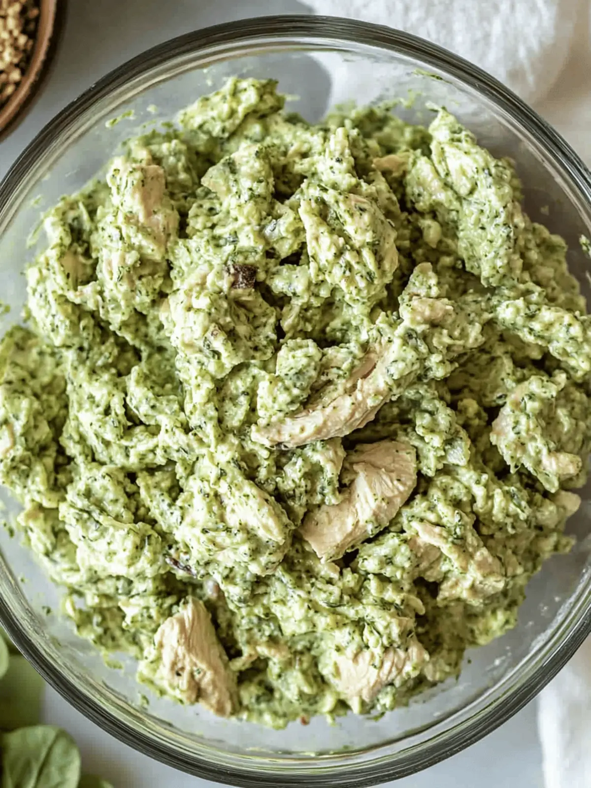 Healthy Green Goddess Chicken Salad (High-Protein)
