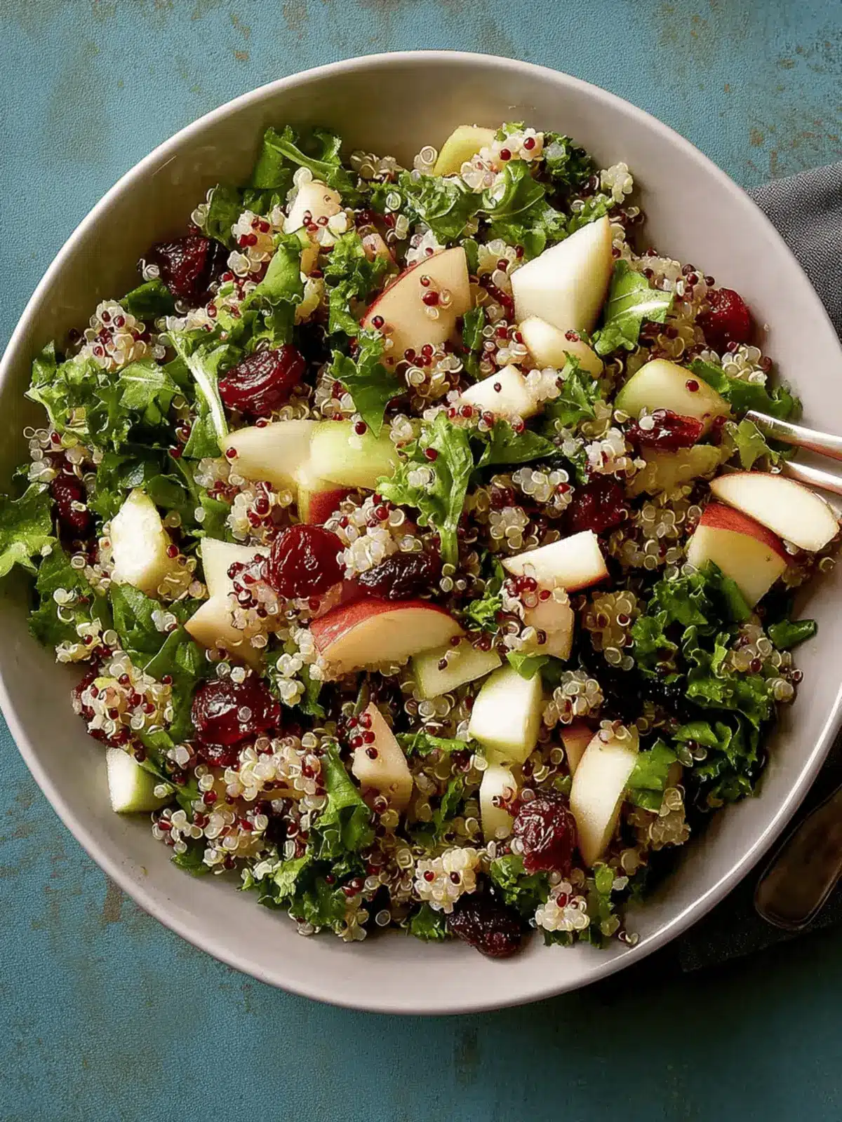 Cranberry Apple Quinoa Salad