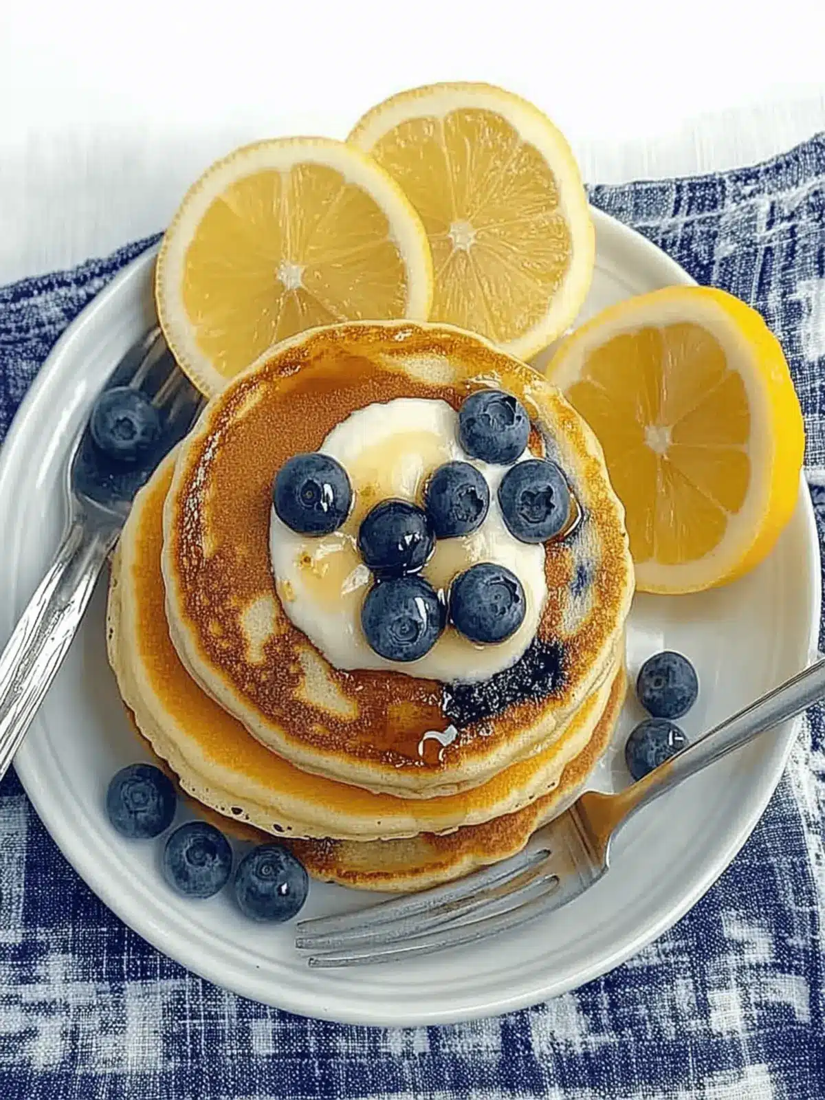 Lemon Blueberry Pancakes