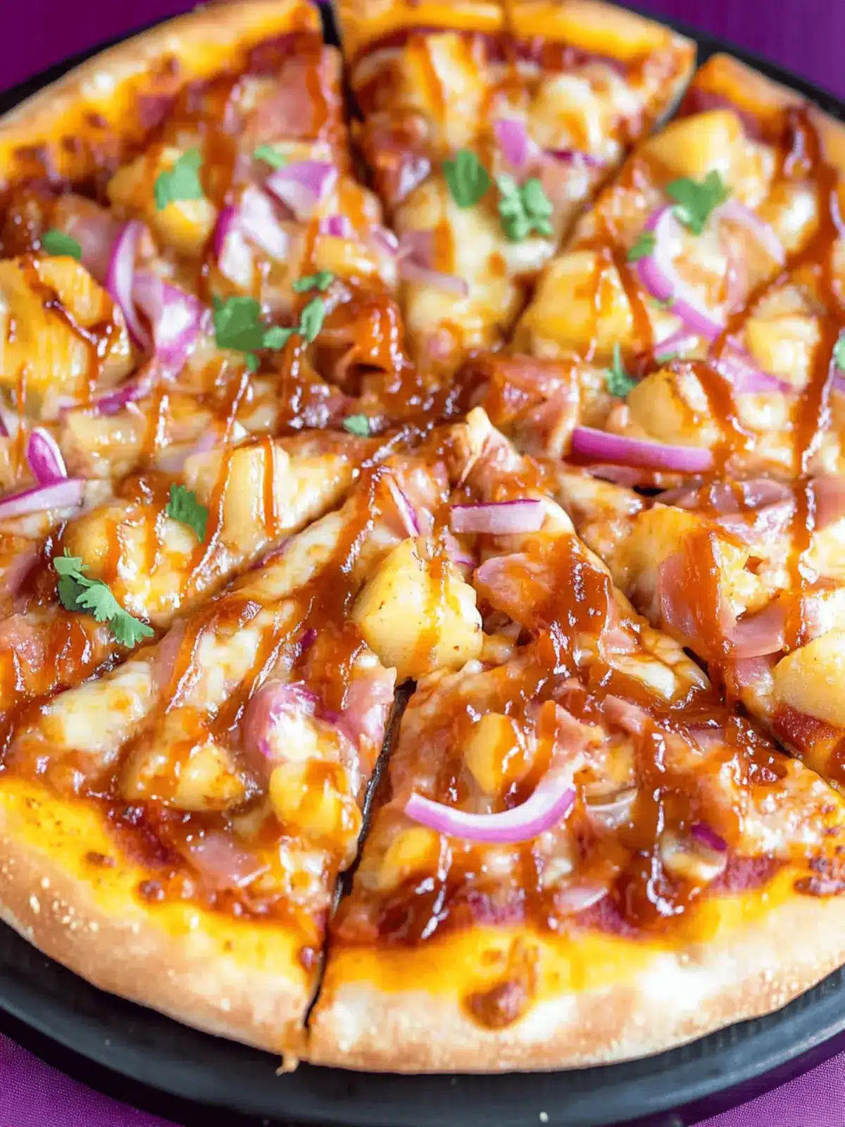Hawaiian BBQ Pizza