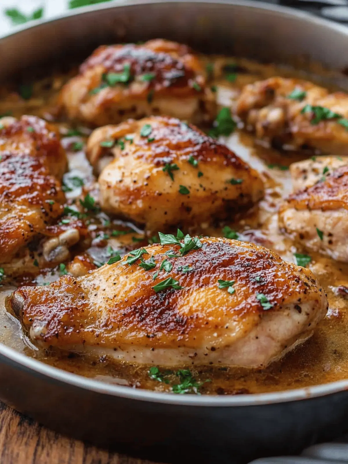 French Mustard Chicken (Poulet à la Moutarde)