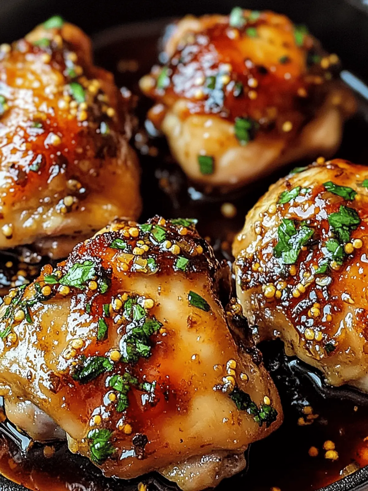 Honey Garlic Chicken Thighs