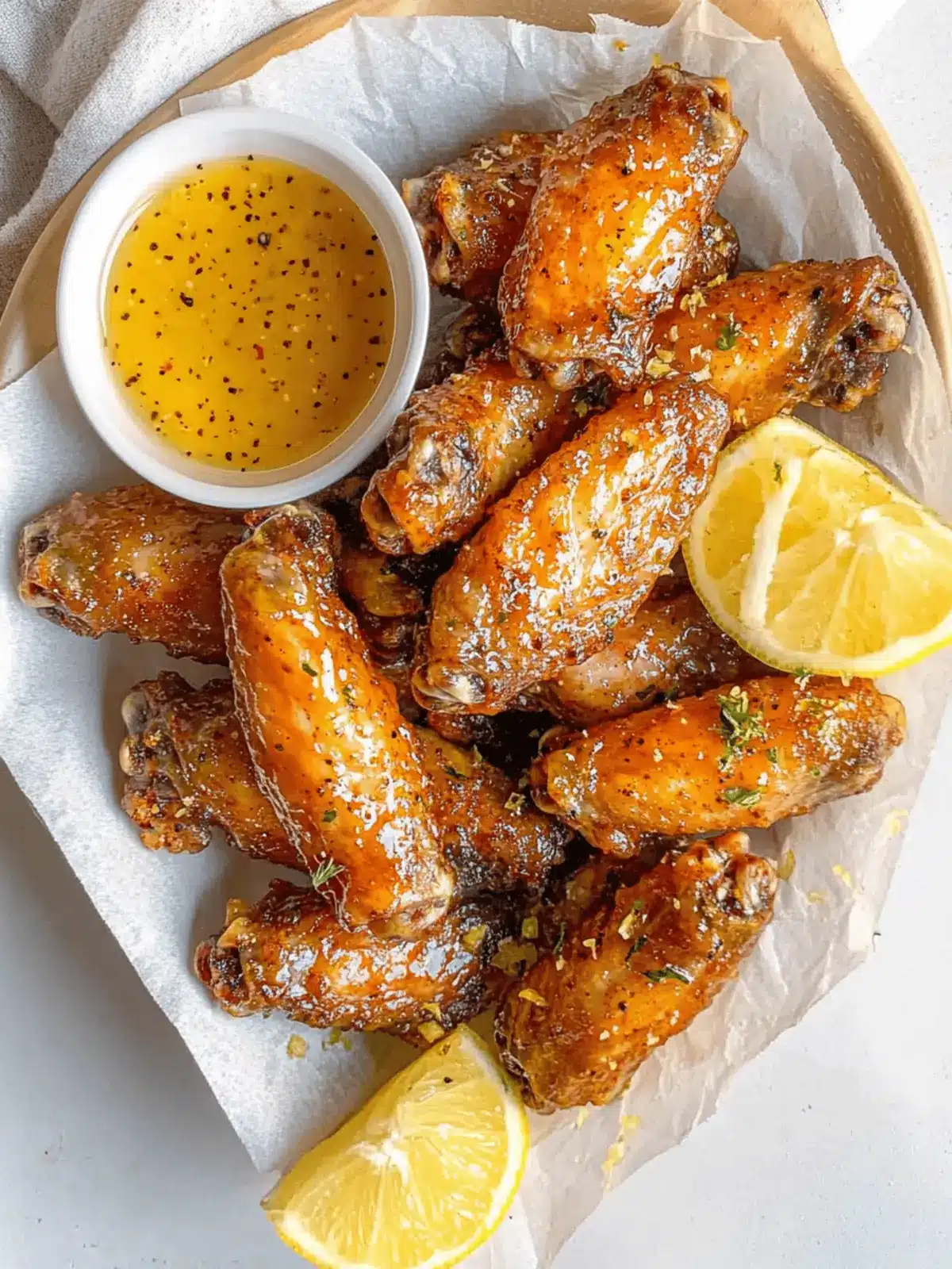 Honey Lemon Pepper Wings