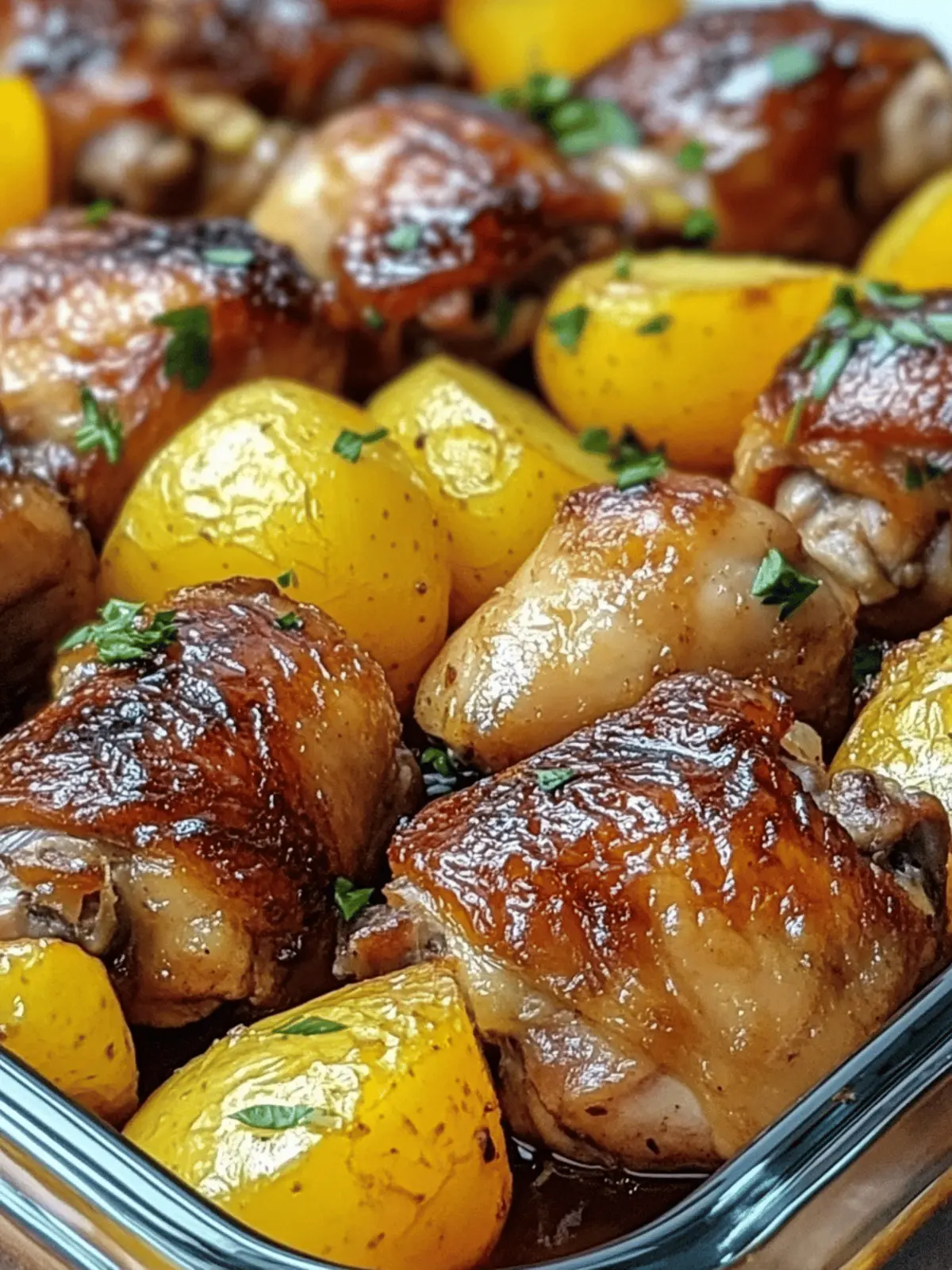 chicken thighs and potatoes