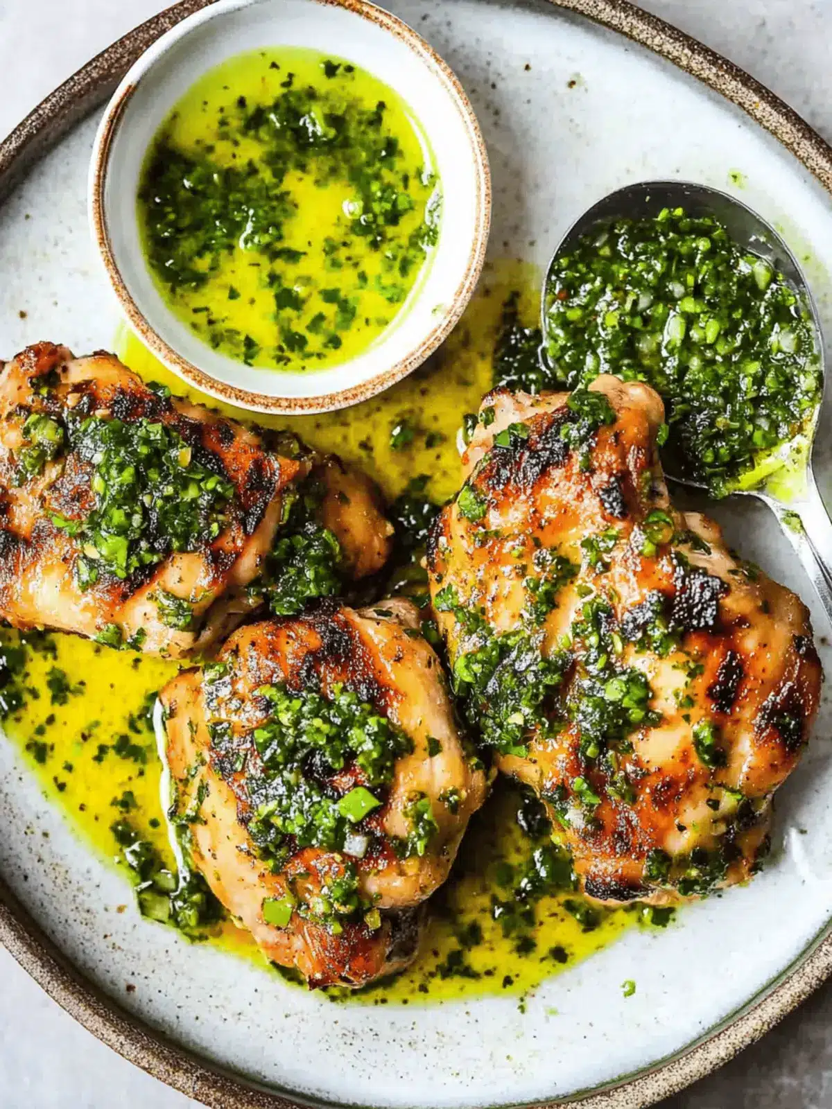 Chimichurri Chicken Thighs
