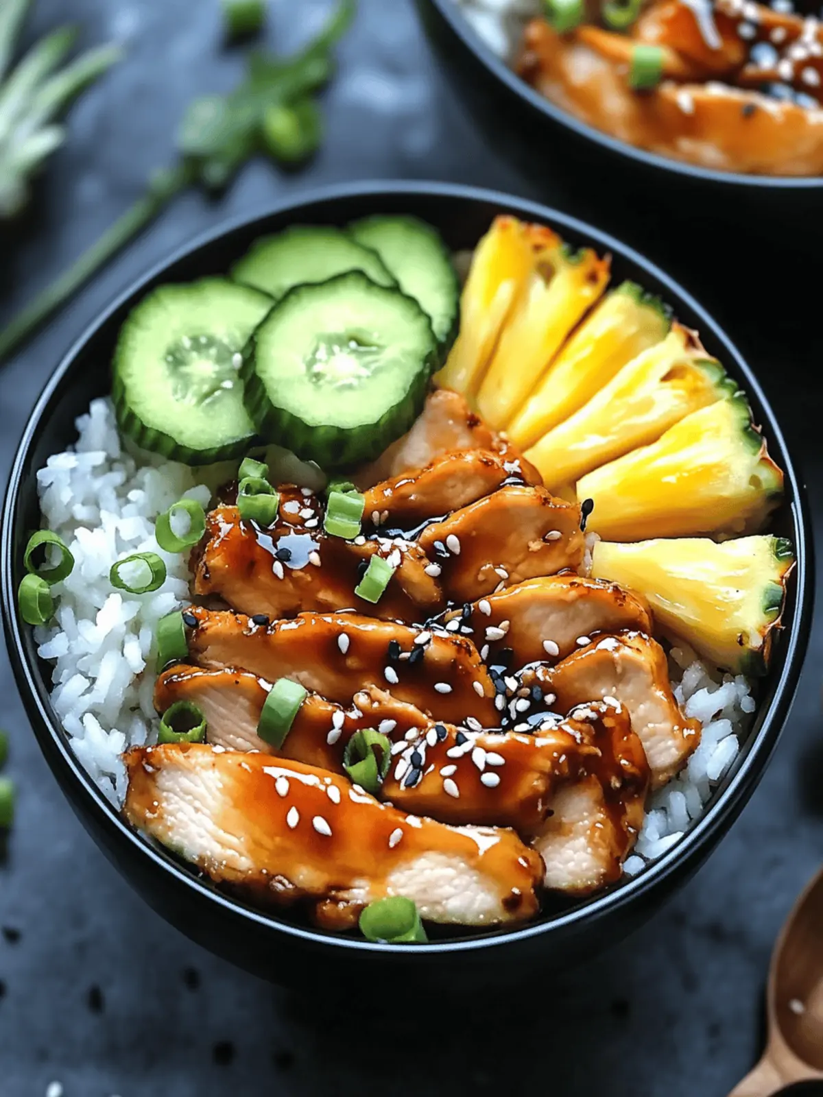Chicken Teriyaki Pineapple Bowls: Your Fresh Summer Escape