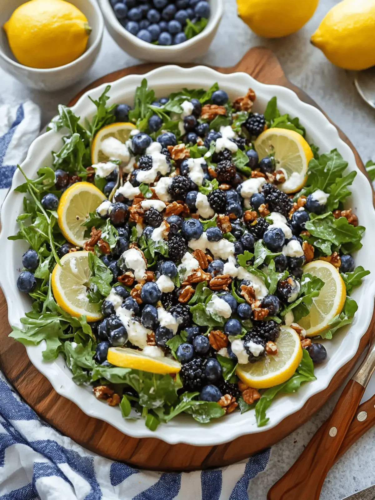 Lemon Blueberry Salad