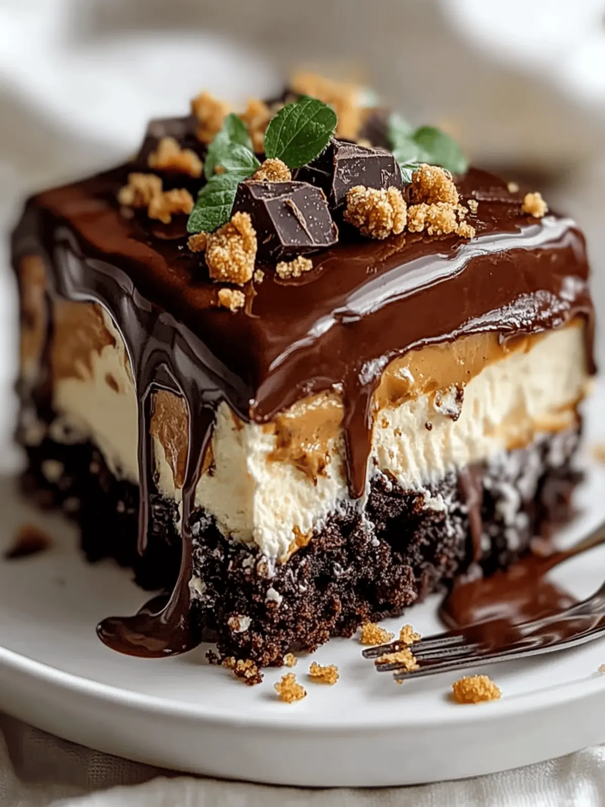 Irresistible Chocolate Peanut Butter Poke Cake Recipe