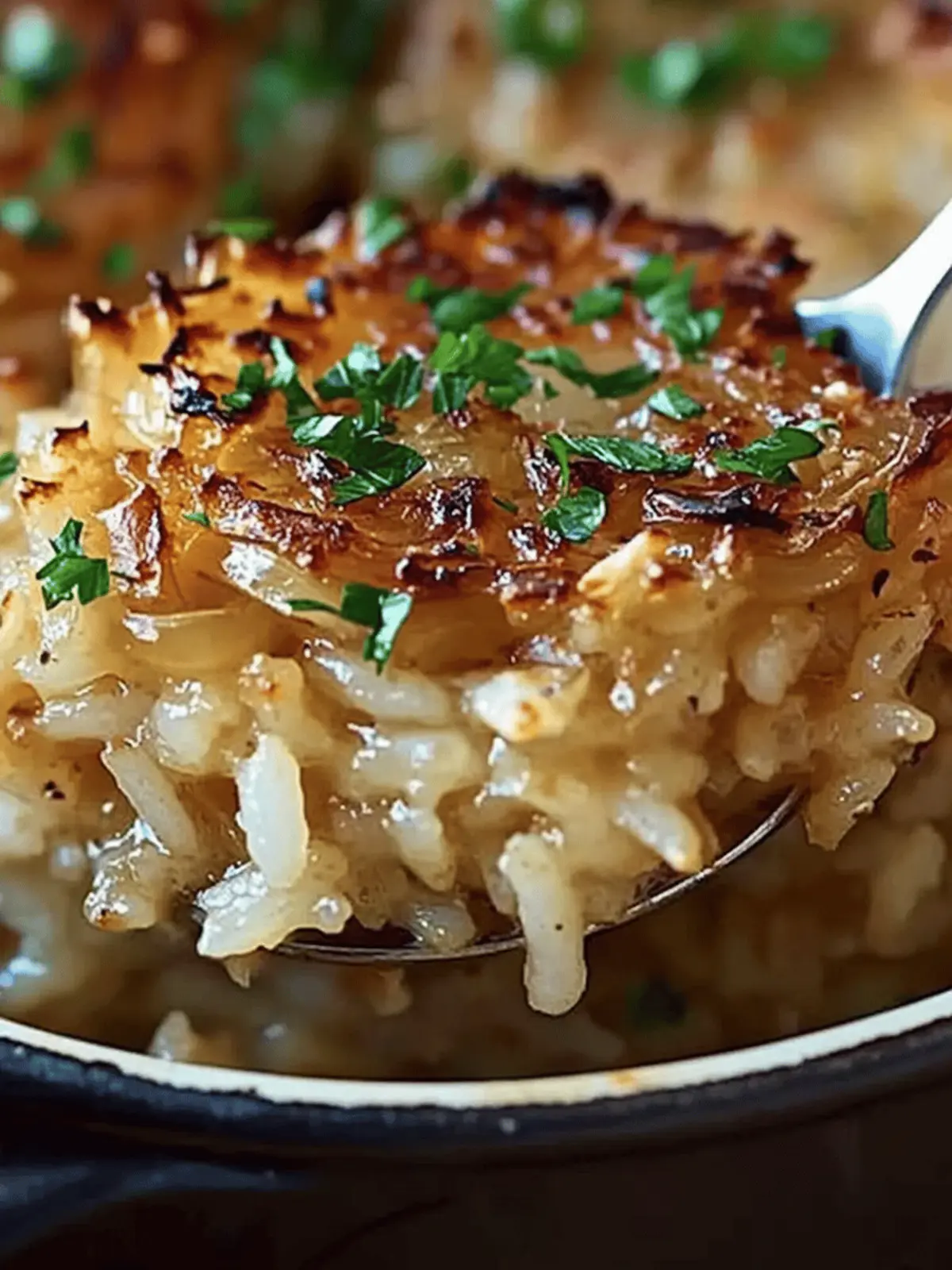 French Onion Soup Rice