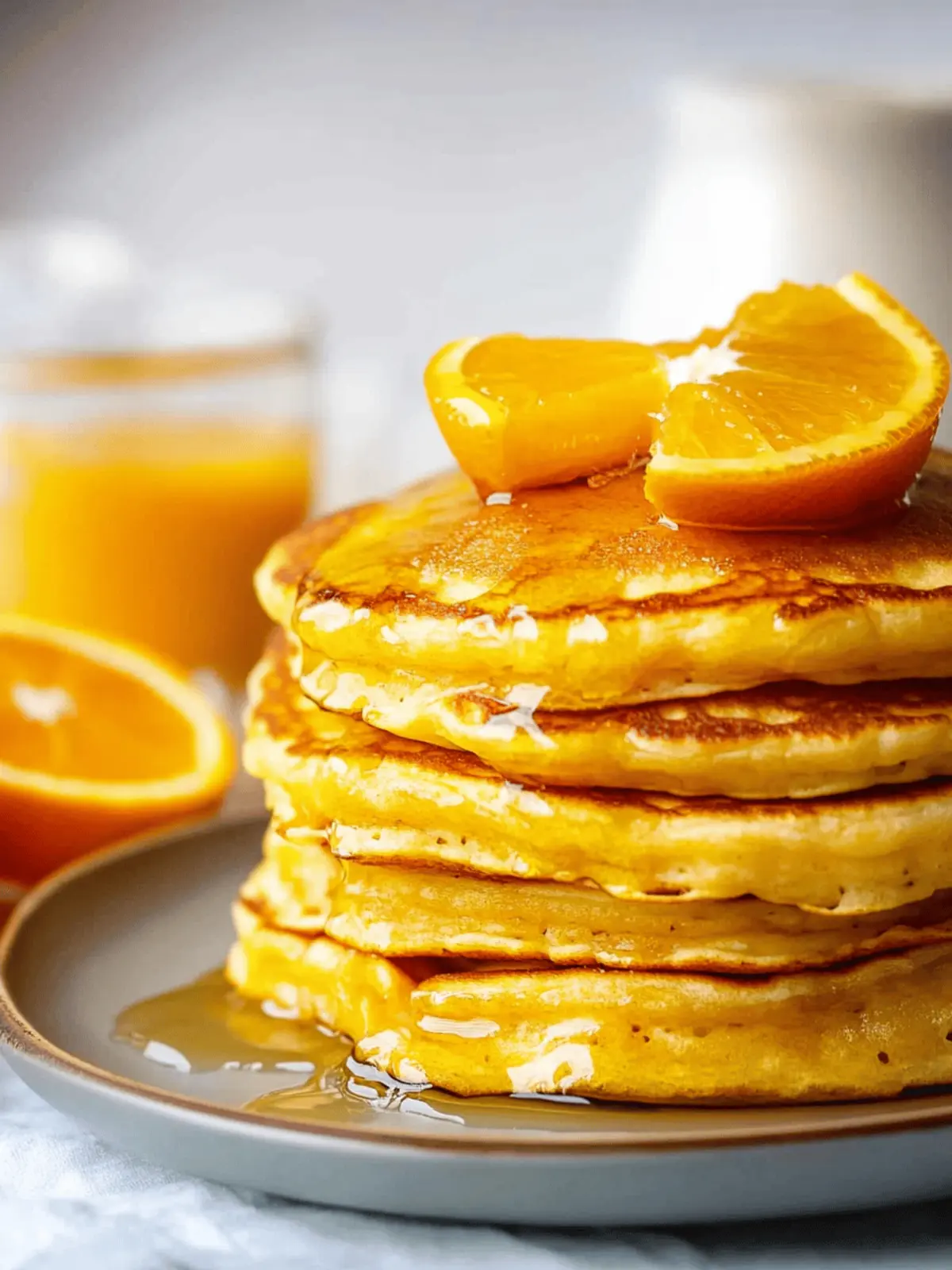 Orange Pancakes