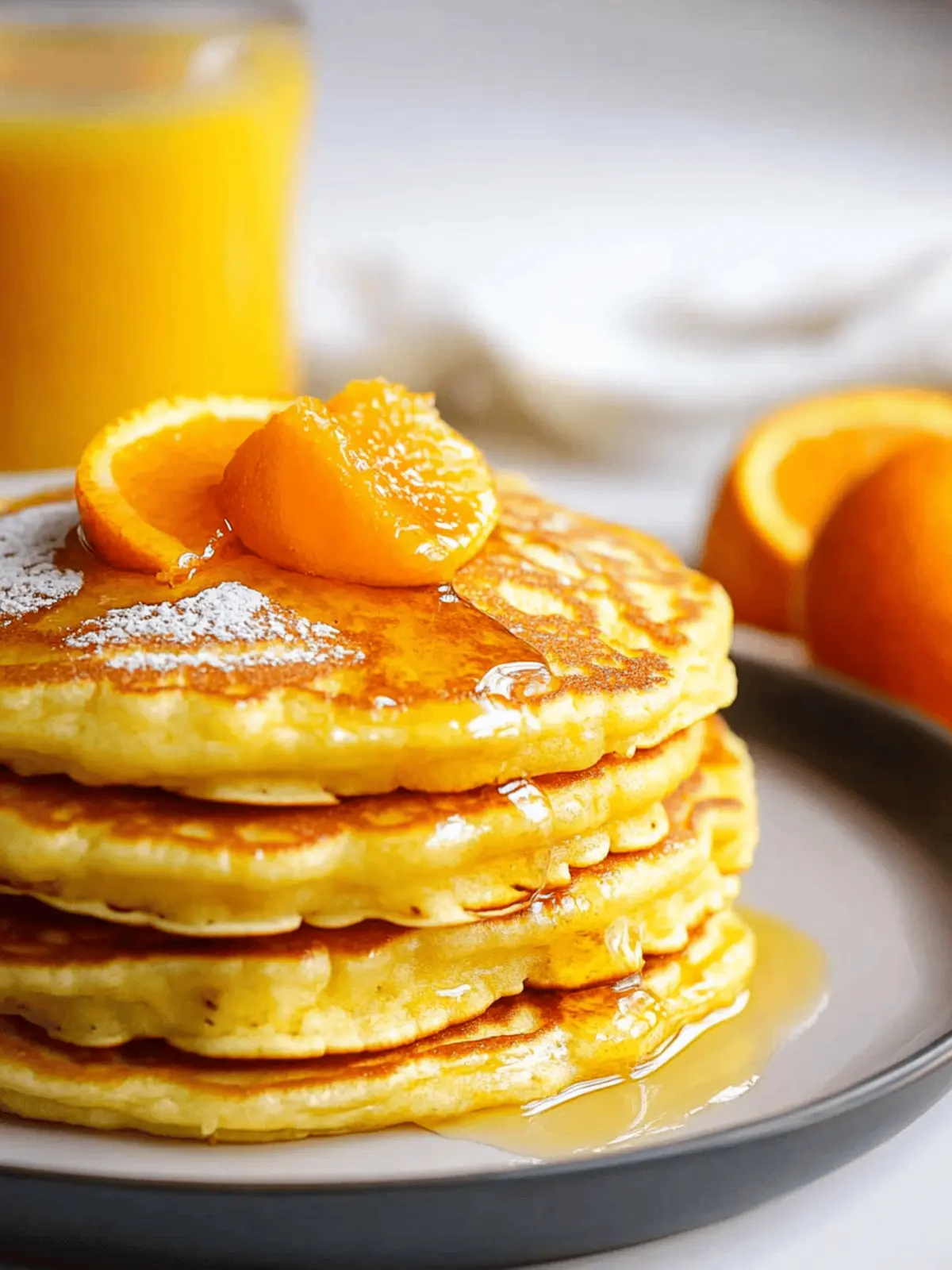 Orange Pancakes