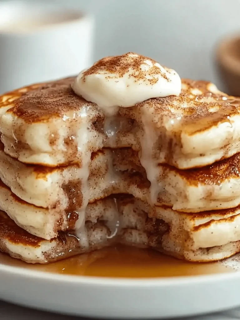 Cinnamon Roll Pancakes Recipe