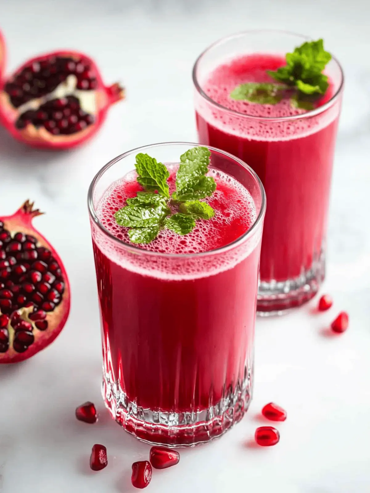 Homemade Pomegranate Juice