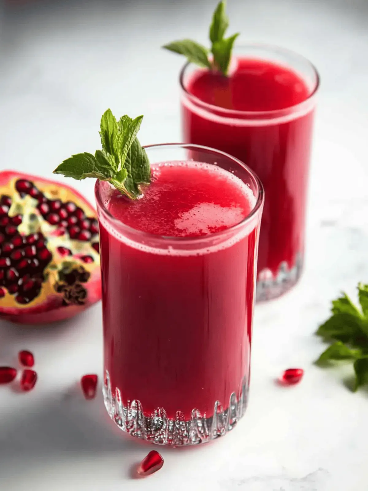 Homemade Pomegranate Juice