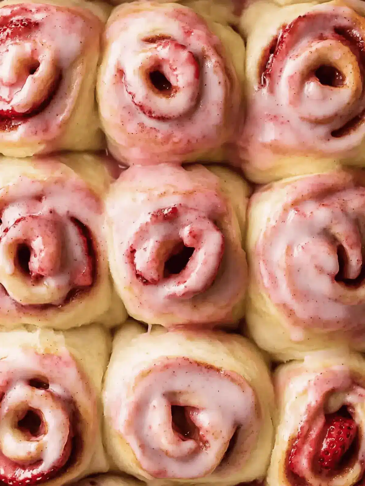 Strawberry Cinnamon Rolls