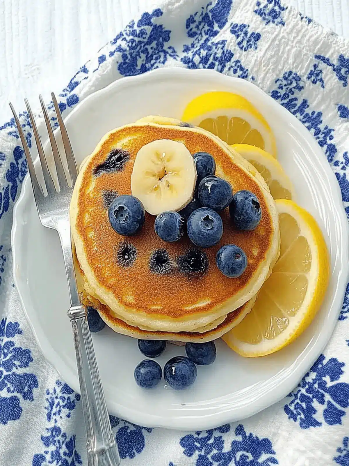Lemon Blueberry Pancakes