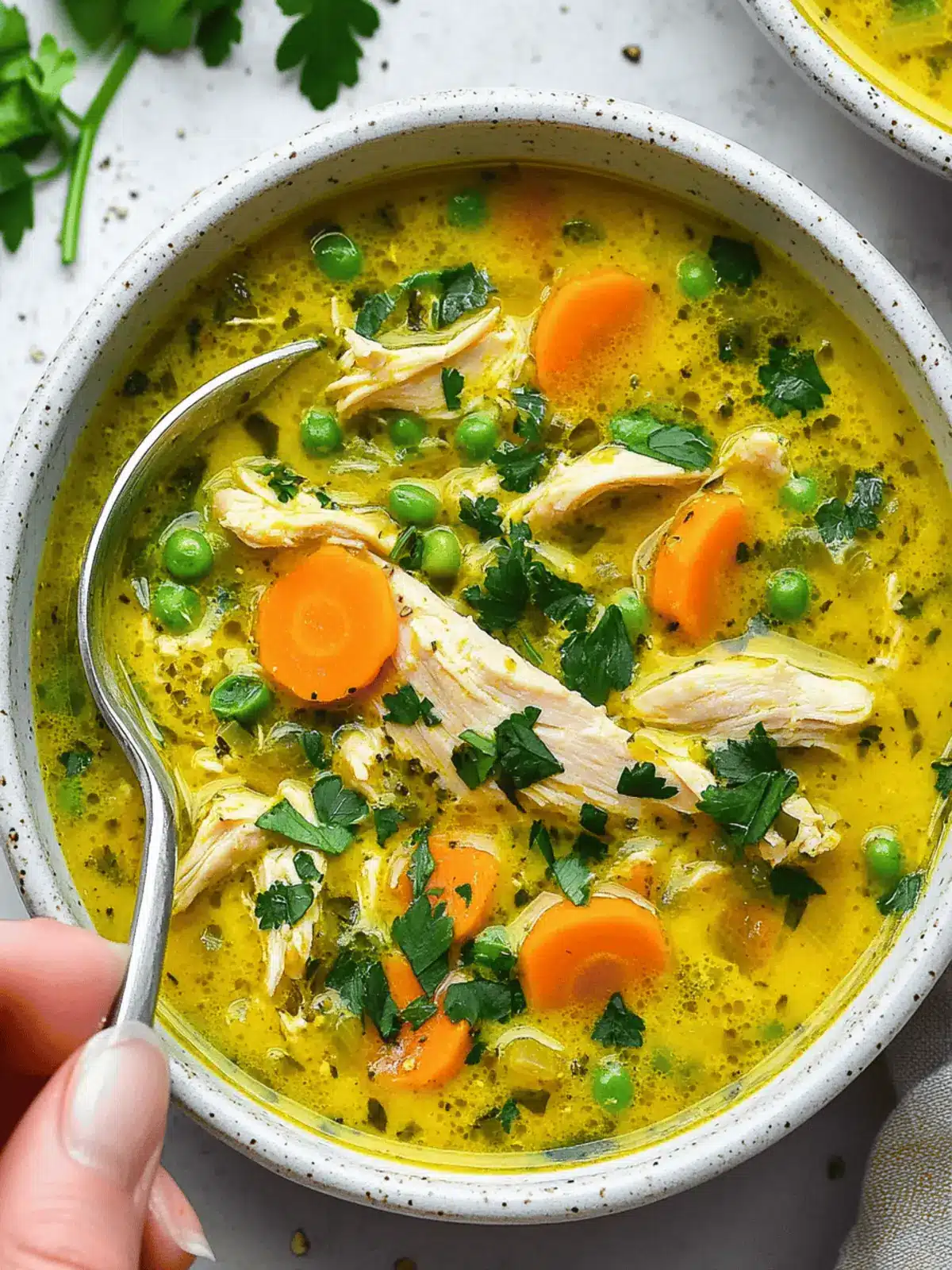 Anti Inflammatory Turmeric Chicken Soup