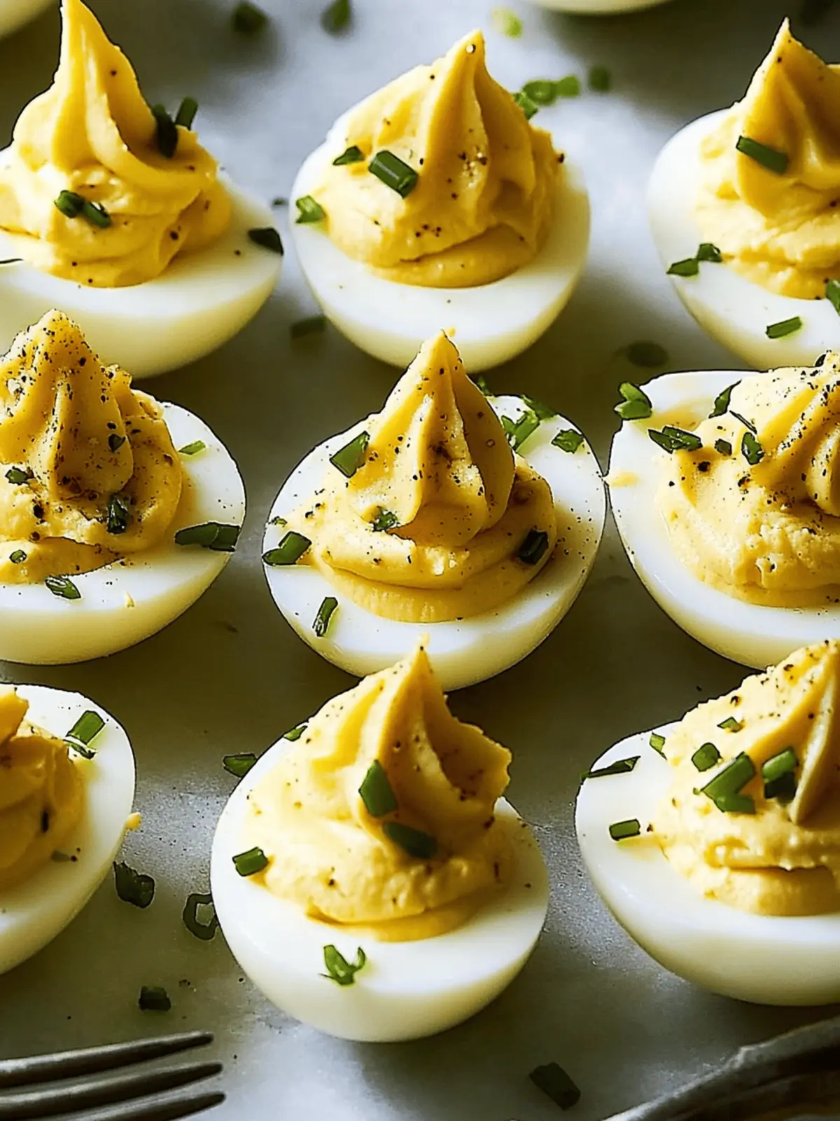 Sour Cream & Onion Deviled Eggs