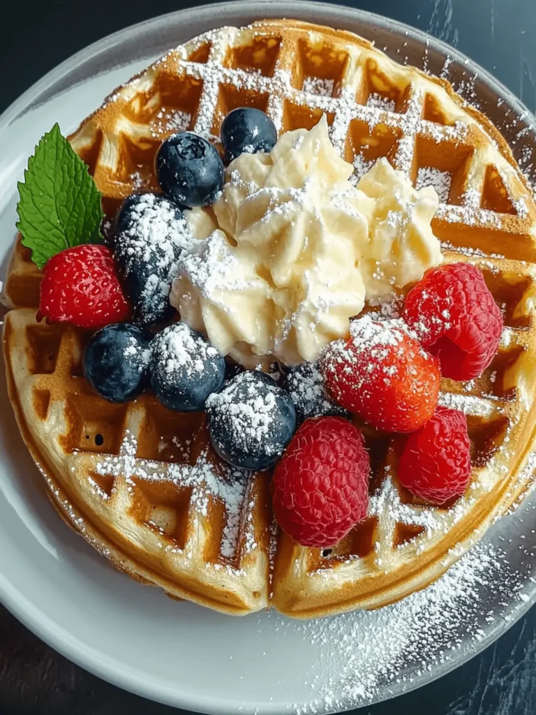 Fluffy Belgian-Style Classic Waffle