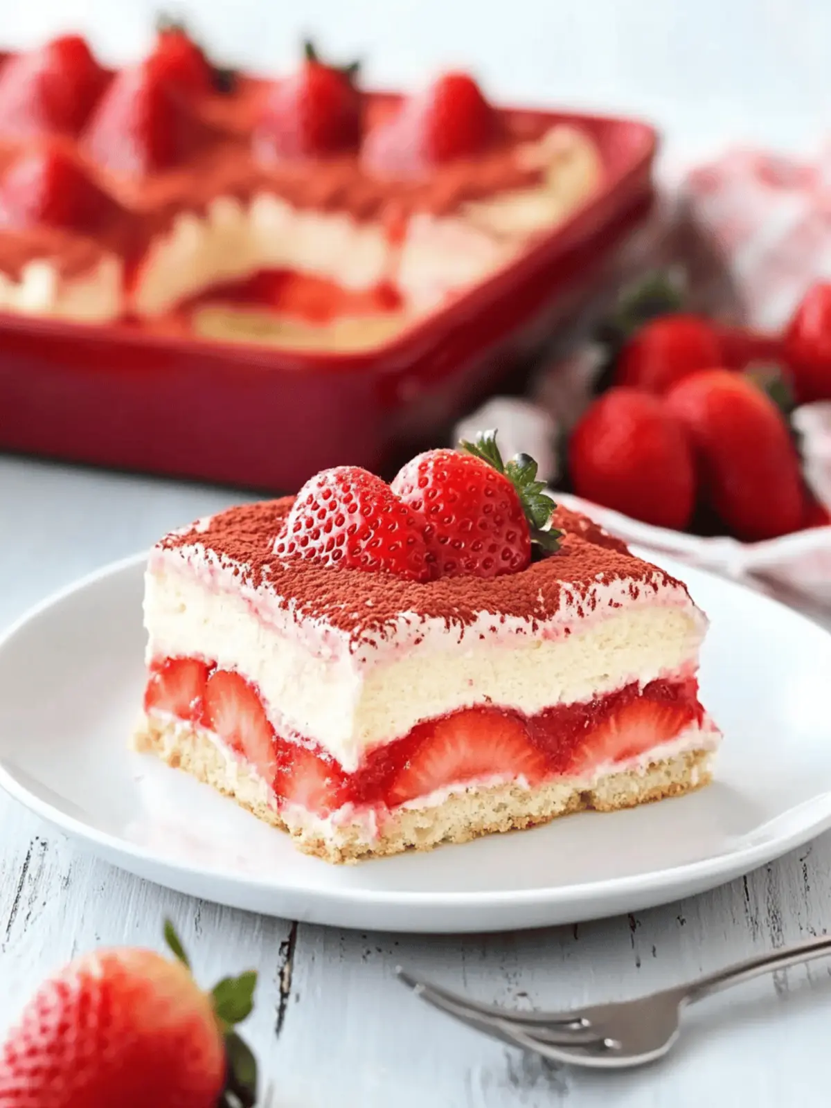 Strawberry Tiramisu