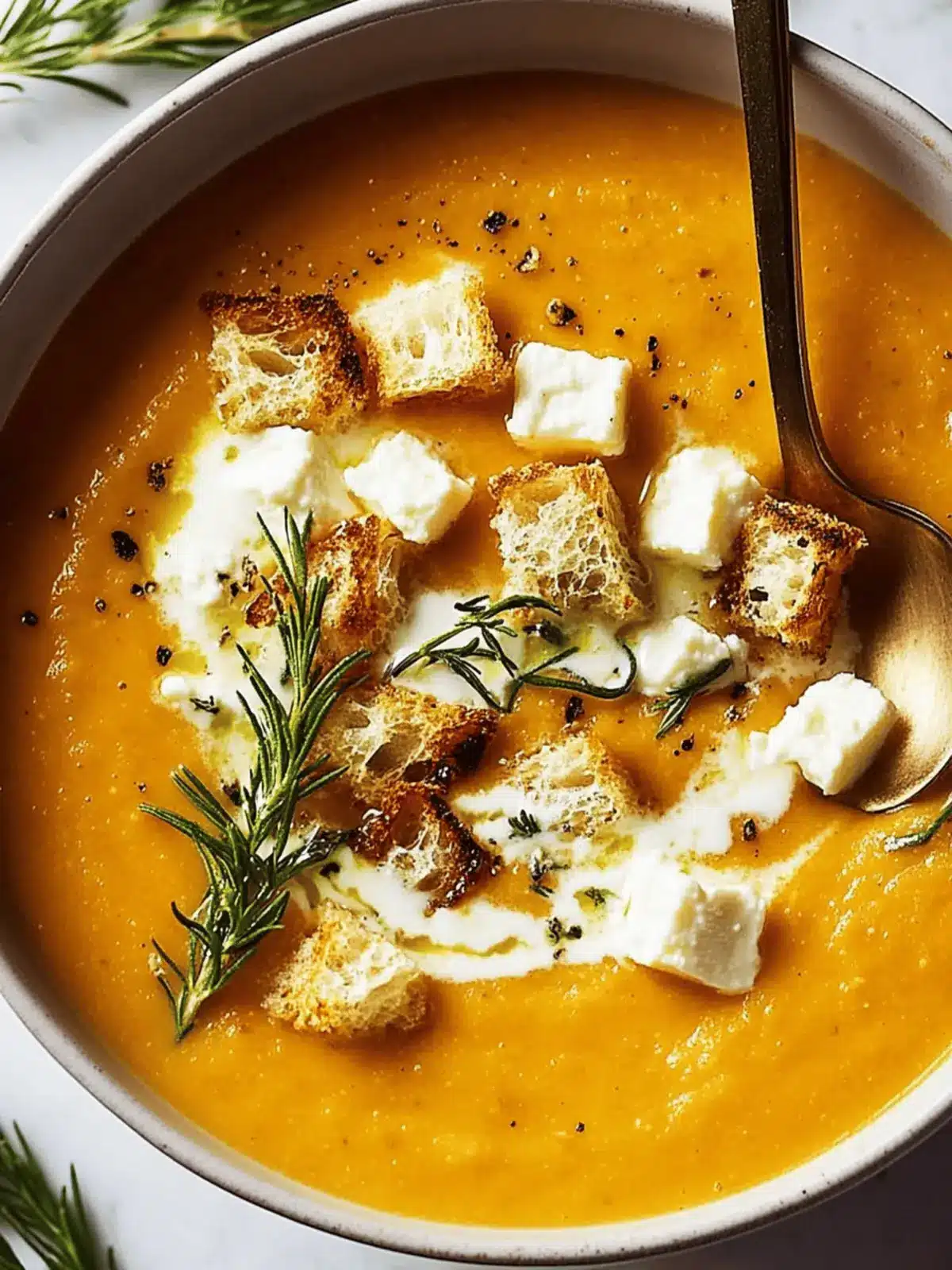 Baked Feta Soup